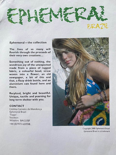 Ephemeral Brazil Charity